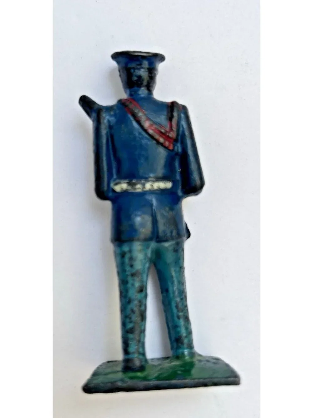 Vintage 30s 40s Grey Iron Casting Company US Marine Toy Soldier Dimestore Cast